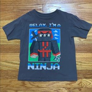 Brown/Gray Minecraft T-shirt
